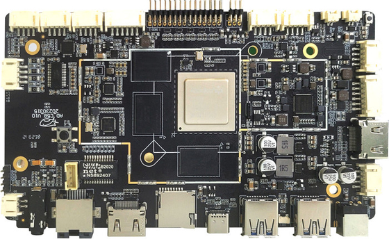 RK3588 Embedded System Board Octa Core 8K Android Board Com 4GB/8GB de RAM 32/64GB EMMC