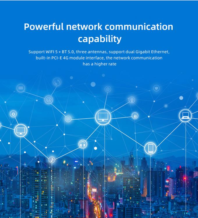 RK3568 8K Media Player Box com RK3588 Octa-Core CPU e ARM Mali G610 MP4 GPU 6