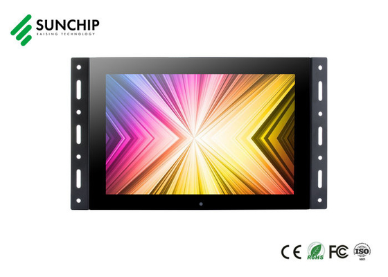 Signage aberto dos anúncios 10.1inch 15.6inch Digitas do monitor do LCD do quadro aberto de Sunchip para LAN 4G de WIFI do apoio do metro do elevador dos carros