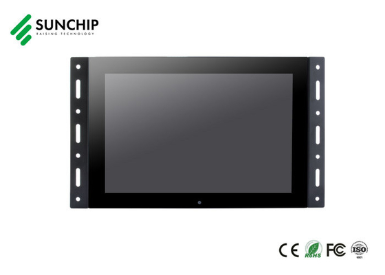 Signage interativo de Digitas do metal feito sob encomenda da propaganda da exposição do monitor do LCD do quadro aberto de 10.1inch 15.6inch