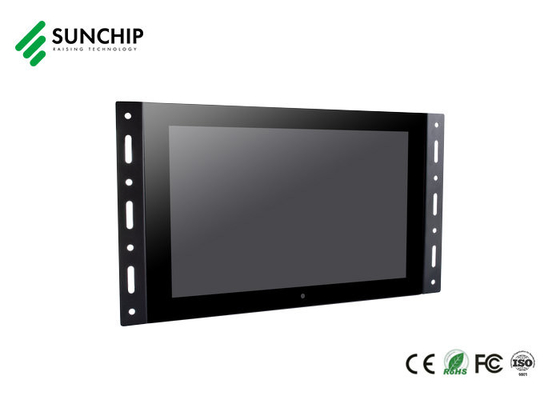 LAN interativo BT HD 4G de WIFI da exposição do LCD do quadro aberto da caixa do metal opcional para anunciar 10,1 15,6 21.5inch