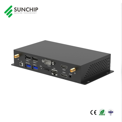 Sunchip RK3568 2K 4K Metal Case Android Media Player para Sinalização Digital Industrial