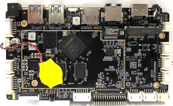 RK3568 Android encaixou a placa do EDP MIPI HD para fora Sunchip ADW de UART 4G 1000M Ethernet LVDS da placa do BRAÇO