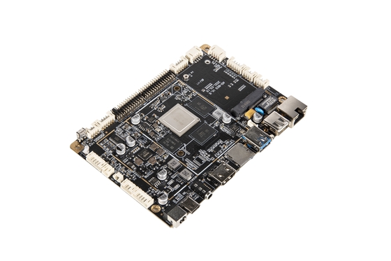 Painel ARM incorporado com Rockchip RK3399 para controle industrial de publicidade digital com resolução 4K