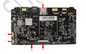 Placa de braço integrada Rk3566 WIFI BT LAN 4G POE Placa de publicidade de braço USB UART RTC G-Sensor