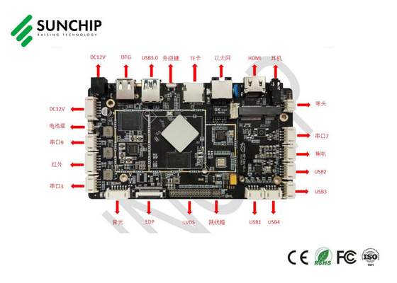 Placa ARM incorporada com processador quad-core RK3566 para aplicações industriais de alto desempenho