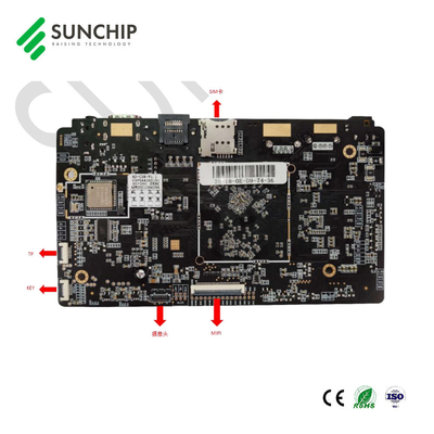 16GB/32GB EMMC Embedded ARM Board RK3566 Quad Core Android 11 PCBA para máquina de venda automática