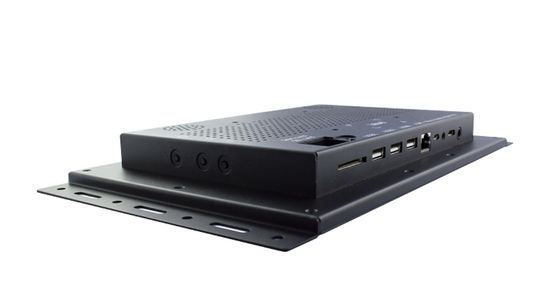 Casa de metal 10,1 polegadas Sinalização digital Open Frame com WIFI BT LAN 4G RS232 UART