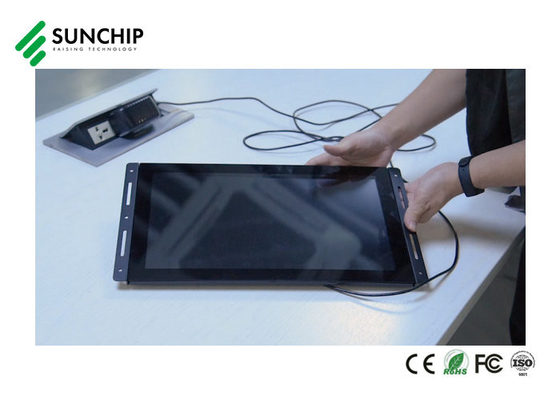 Exibição LCD sensível ao toque com 10/100M /1000M Ethernet Opcional Open Frame RK3399 WiFi