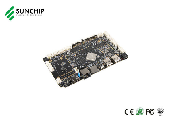 RK3288 Android 7-10 placa-mãe EDP LVDS Interface Mini Android Board 10/100/1000M Ethernet Embedded System Board