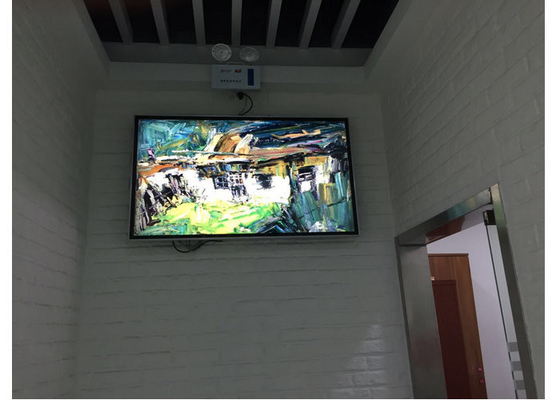 Monitor externo LCD Display interativo tudo em um sinal digital 27 " quiosque para hospitais hotéis centros comerciais
