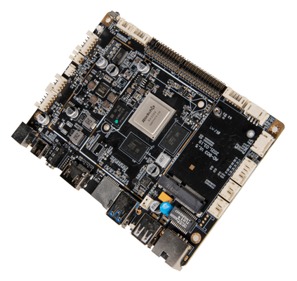4GB RAM Embedded System Board Android RK3399 para a exposição da relação do EDP MIPI de LVDS
