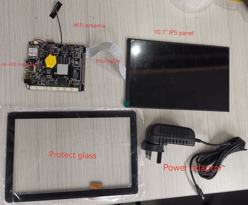 Display LCD personalizado de 10,1 polegadas tela IPS capacitiva tablet de toque PC com WIFI BT LAN POE 4G Opcional