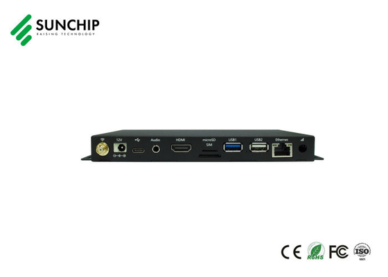 RK3399 Hexa-Core Android 7-10 Gigabit Ethernet Capacidade DDR 32GB Signage Box Android Box com suporte a várias telas HD