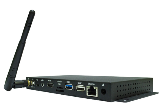 Android 10 Sistema 4G PCIE RK3399 Media Player com WIFI BT Gigabit Ethernet para painéis de menus digitais Máquina de venda automática