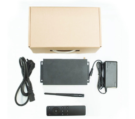RK3288 Media Player com Ethernet RJ45 e módulo WiFi para conexão de rede
