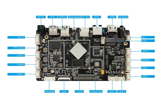 Tabela de sistema incorporado RK3566 Quad Core Android Tabela para autoatendimento Quiosque de tela táctil