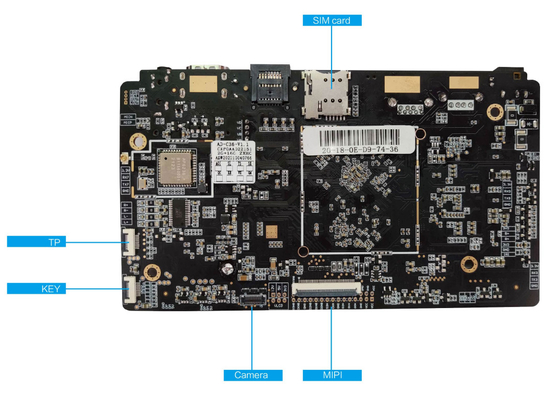 Tabela de sistema incorporado RK3566 Quad Core Android Tabela para autoatendimento Quiosque de tela táctil