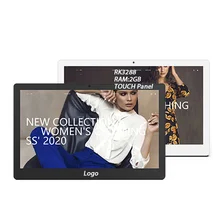 Sinalização digital de placa LCD 4K Android comercial abrangente