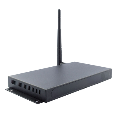 4K High-Definition Embedded System Board SUNCHIP Android Digital Signage Display Box Preto para publicidade
