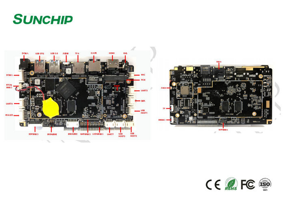 RK3568 Arm Board EMMC Armazenamento 16GB/32GB Opcional Embedded System Board